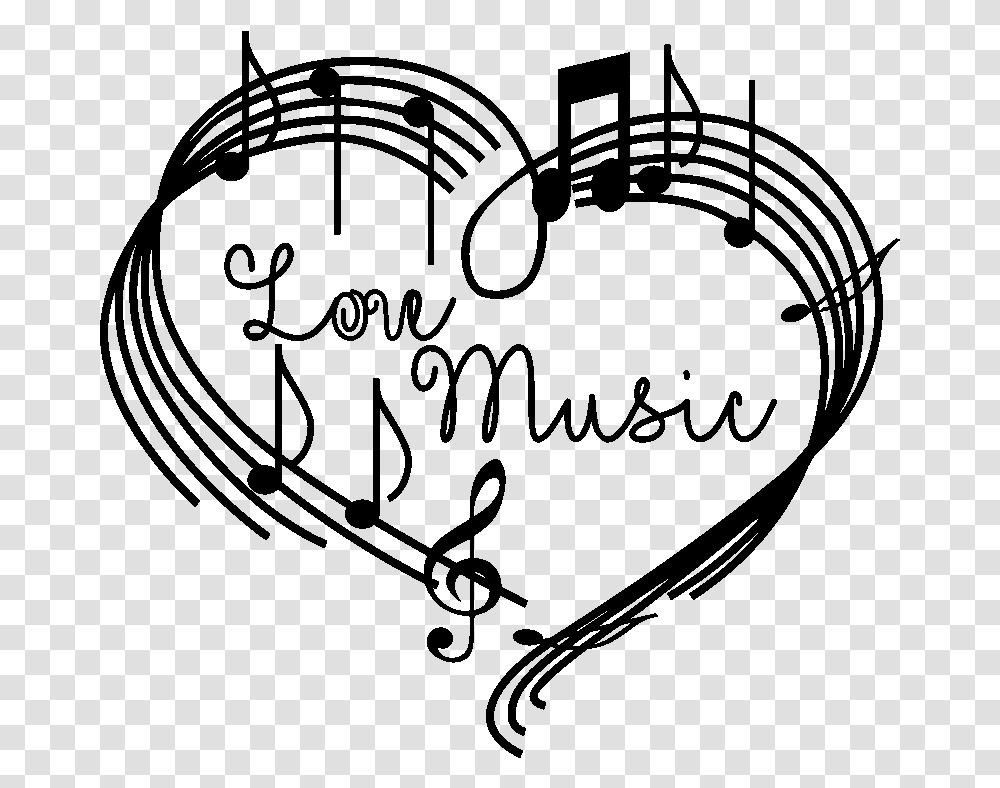 Heart Music Notes, Gray, World Of Warcraft Transparent Png