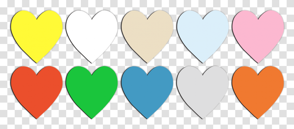 Heart, Mustache Transparent Png