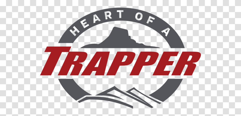 Heart Of A Trapper Hike Emblem, Word, Logo Transparent Png