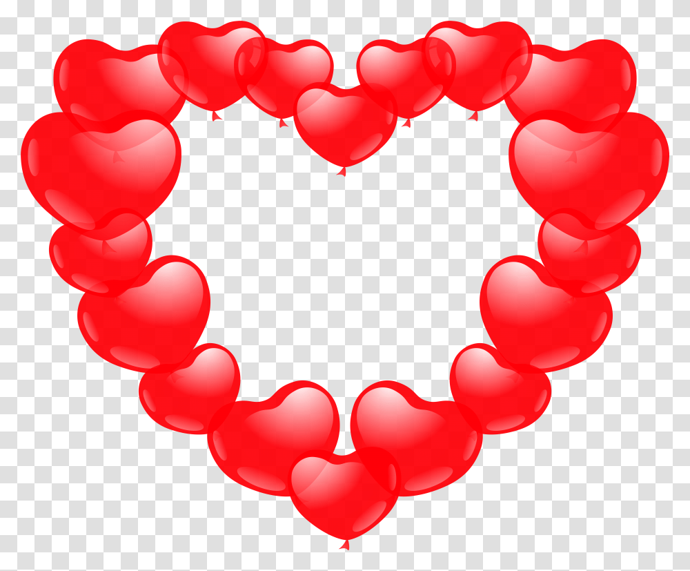 Heart Of Ballon Hearts Clip Art Image, Plant, Balloon, Food, Fruit Transparent Png