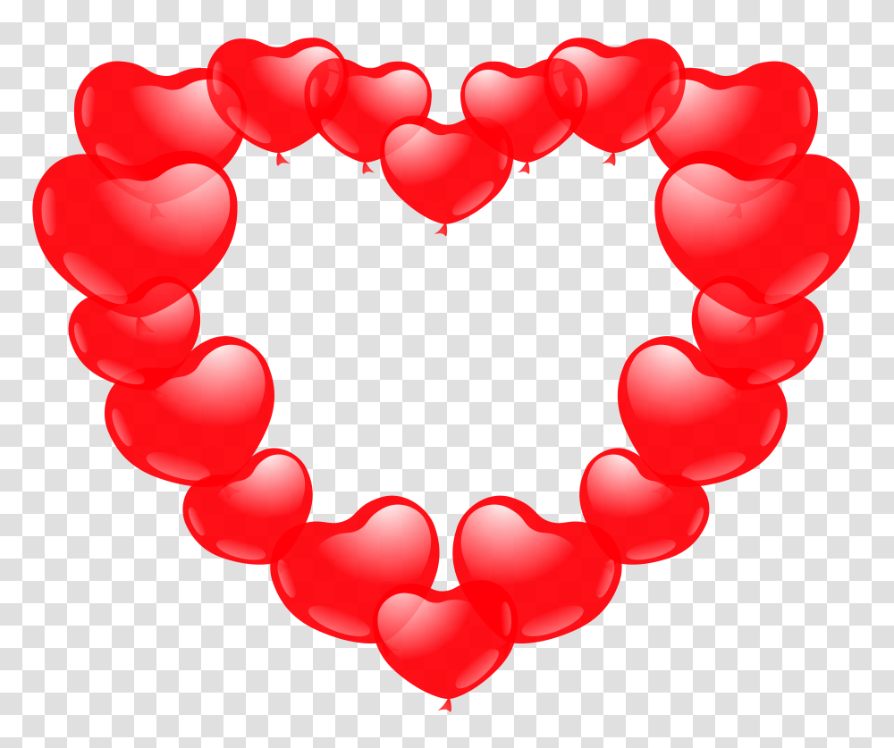 Heart Of Ballon Hearts Clip Art, Number, Alphabet Transparent Png