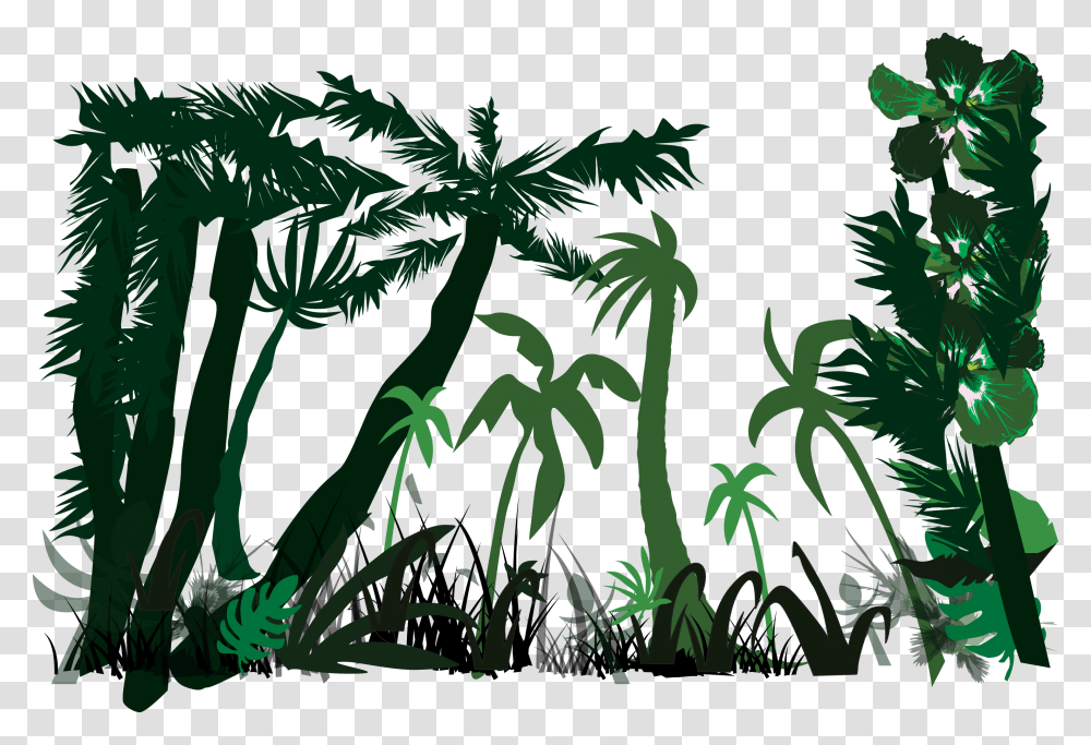 Heart Of Darkness Nostromo Lord Jim Under Western Eyes Jungle Plants Vector, Tree, Palm Tree, Arecaceae, Vegetation Transparent Png