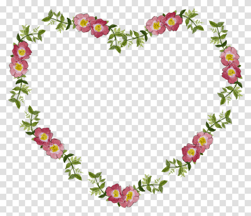 Heart Of Flowers, Floral Design, Pattern, Wreath Transparent Png