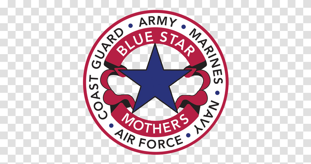 Heart Of Illinois Blue Star Mothers Home Blue Star Mothers Of America, Symbol, Logo, Trademark, Label Transparent Png