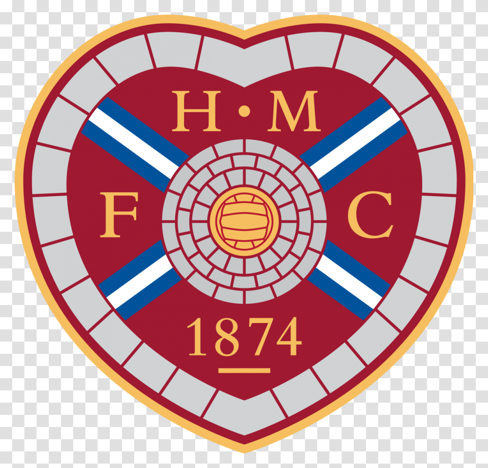 Heart Of Midlothian Badge, Logo, Trademark, Armor Transparent Png