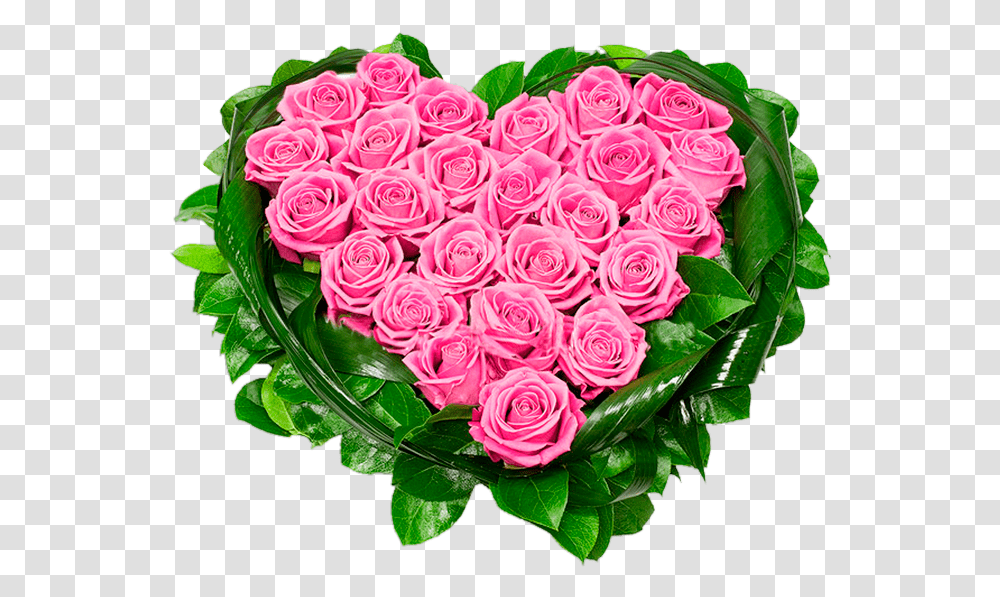 Heart Of Pink Roses Clipart Picture, Plant, Floral Design, Pattern Transparent Png