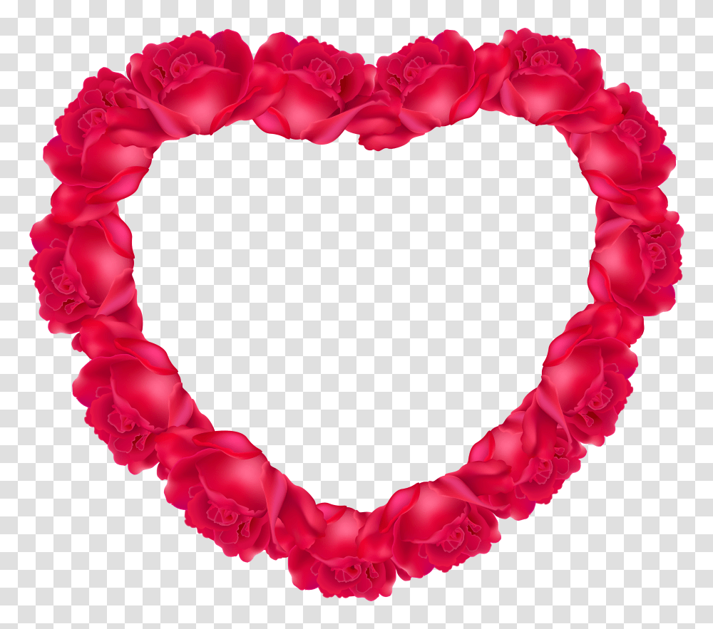 Heart Of Roses Clipart Transparent Png