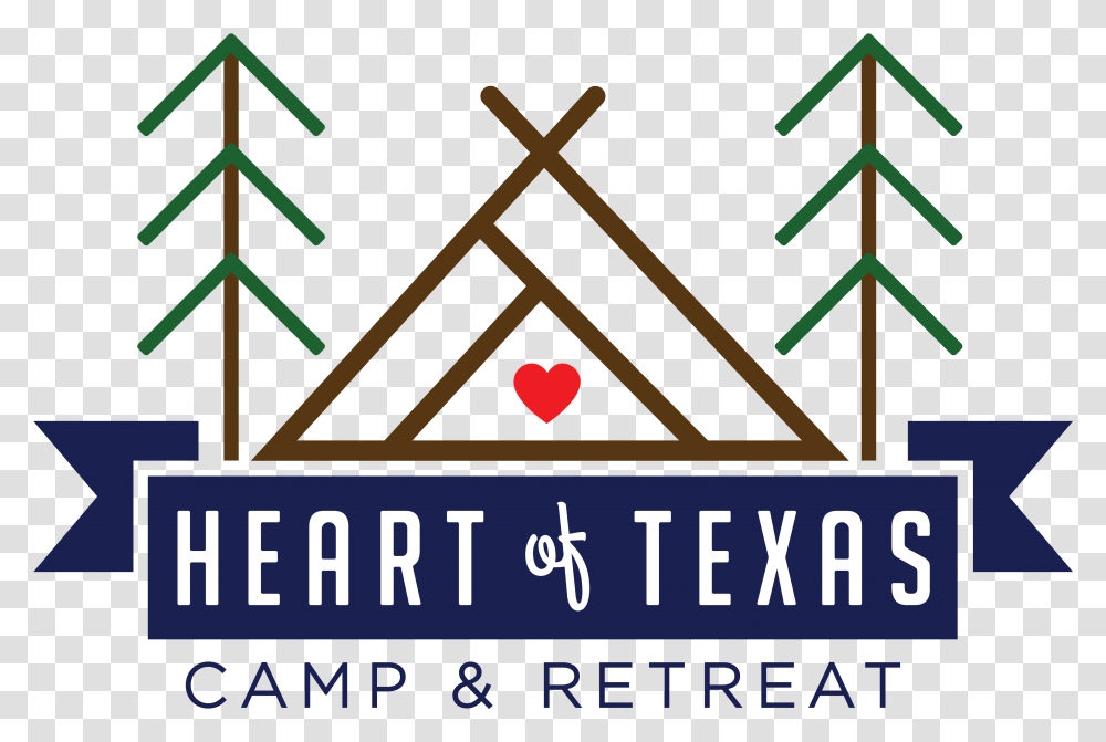Heart Of Texas Baptist Camp Heart Of Texas Camp, Triangle, Cross Transparent Png
