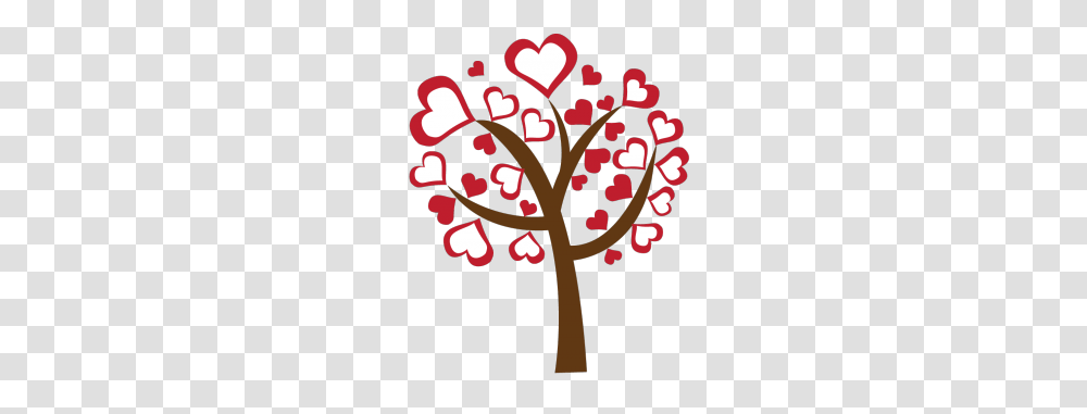 Heart Outline Clipart Black And White For Teachers, Plant, Flower, Blossom, Tree Transparent Png