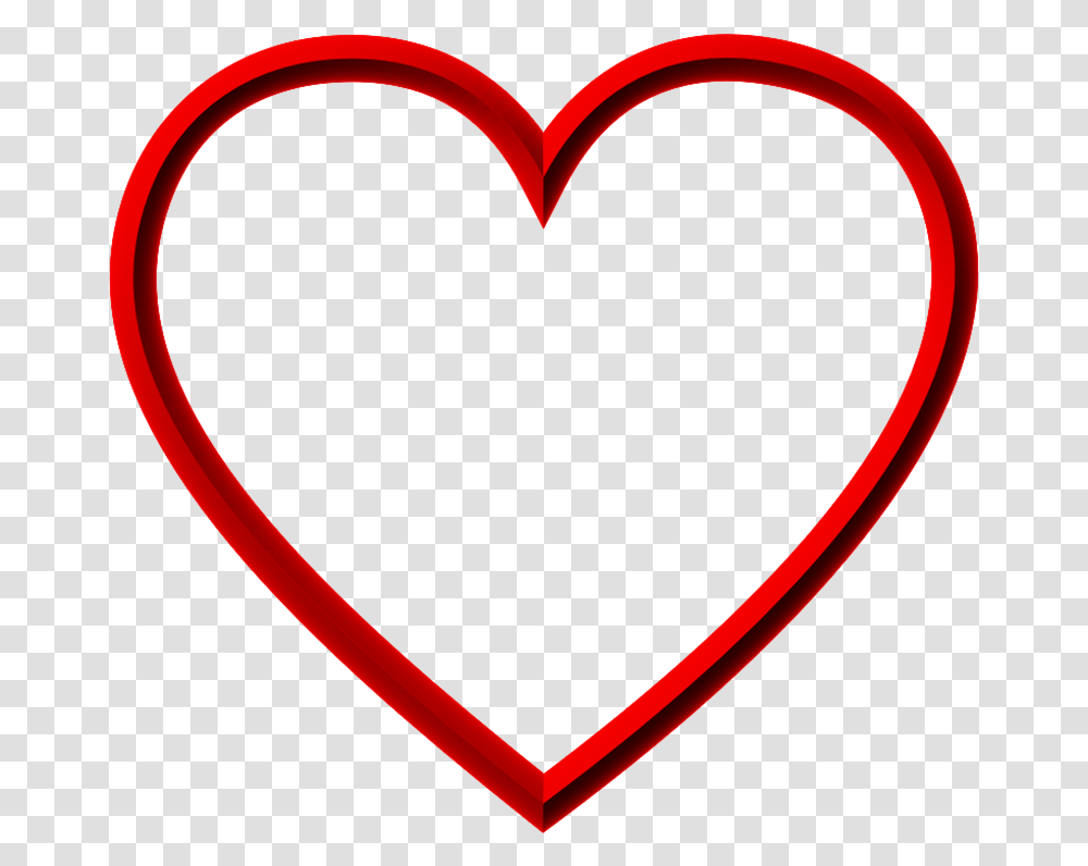 Heart Outline Clipart Outline Red Heart Clip Art Transparent Png
