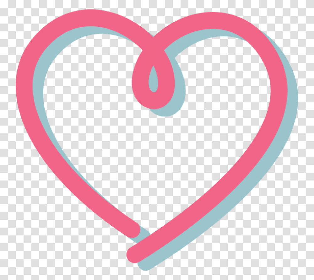 Heart Outline Pink Image Outline Heart Pink Transparent Png