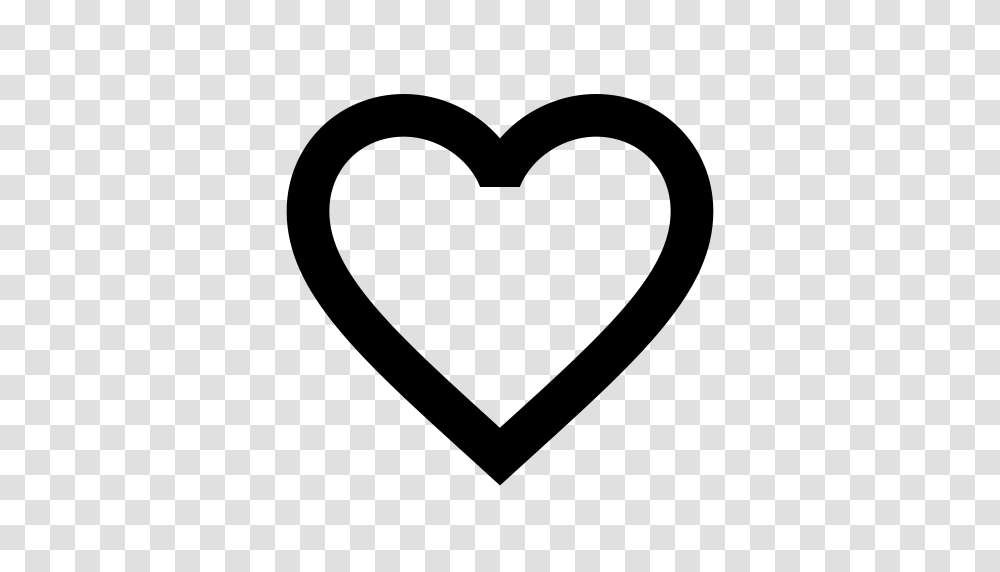 Heart Outline Shapes Love Icon With And Vector Format, Gray, World Of Warcraft Transparent Png
