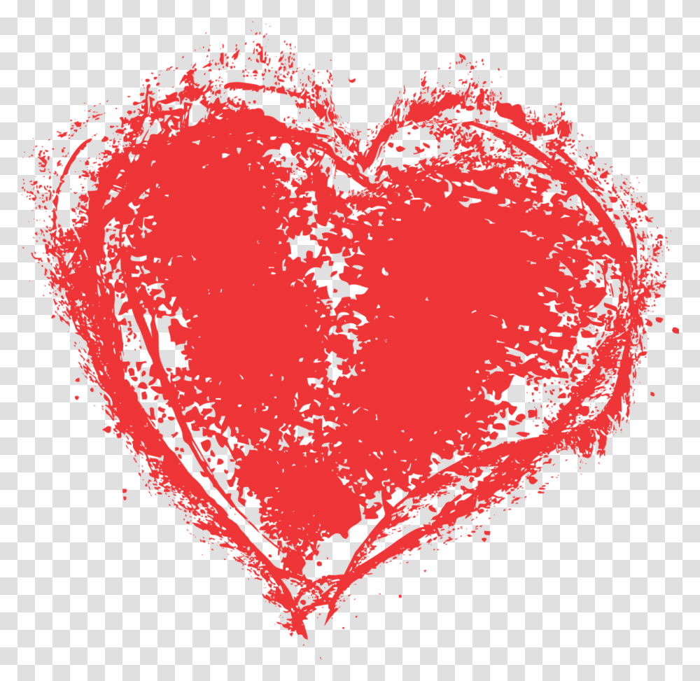 Heart Paint Splatter Grunge Free Vector Graphic On Pixabay Corazon Con Pintura, Weapon, Weaponry Transparent Png
