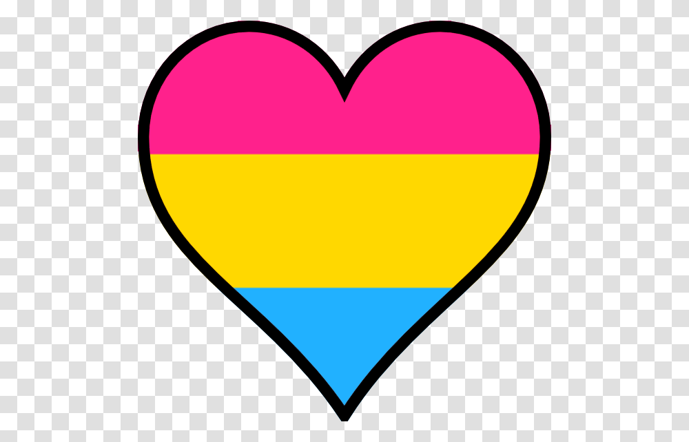 Heart Pansexual Panromantic Pride Pan Heart, Balloon, Label, Plectrum Transparent Png