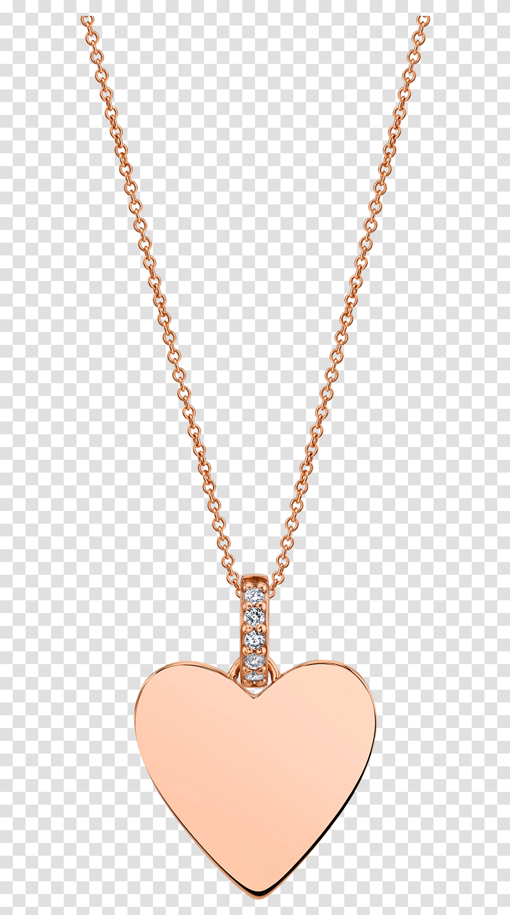 Heart Pendant With Diamond Bale Locket, Necklace, Jewelry, Accessories, Accessory Transparent Png
