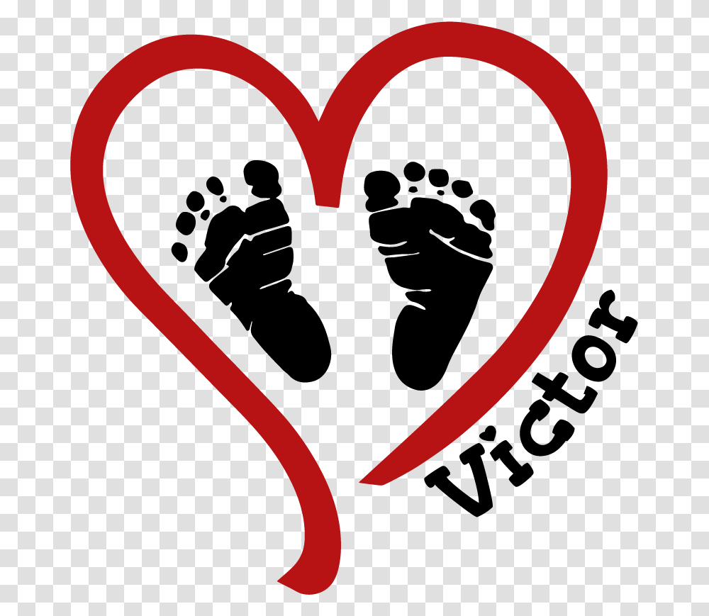 Heart, Person, Human, Footprint Transparent Png