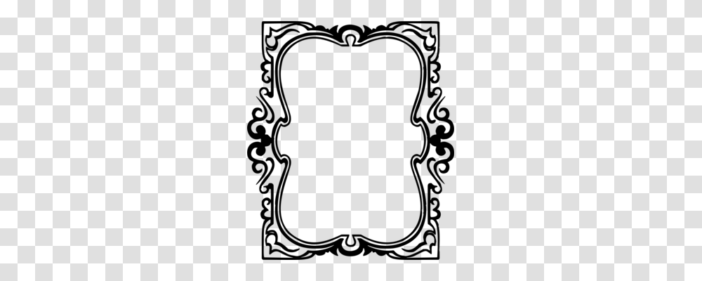 Heart Picture Frames Line Art Drawing Valentines Day Free, Gray, World Of Warcraft Transparent Png