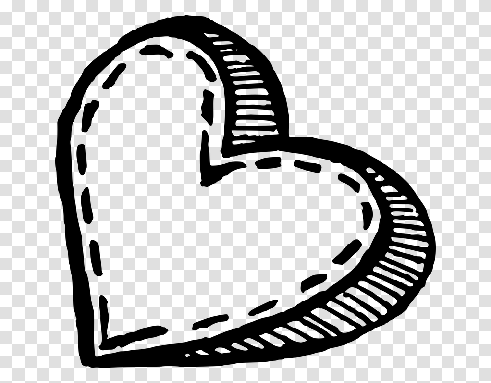 Heart Pictures Clipart Hand Drawn, Gray, World Of Warcraft Transparent Png