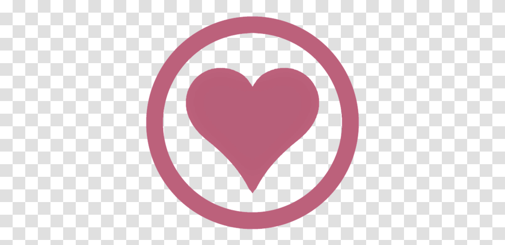 Heart Pink Logo For Valentines Day Heart, Rug, Cushion Transparent Png