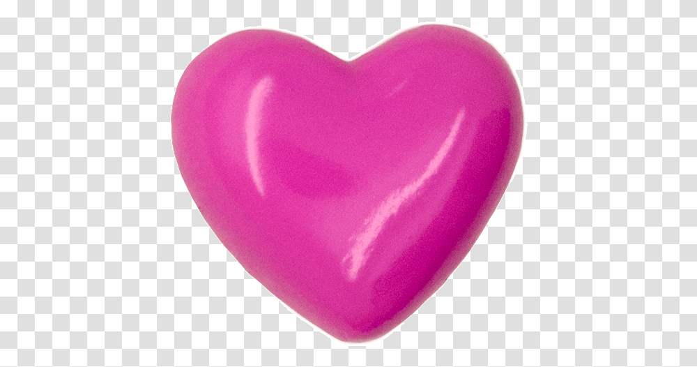 Heart Pink Pin 3d Heart, Balloon, Cushion, Pillow Transparent Png