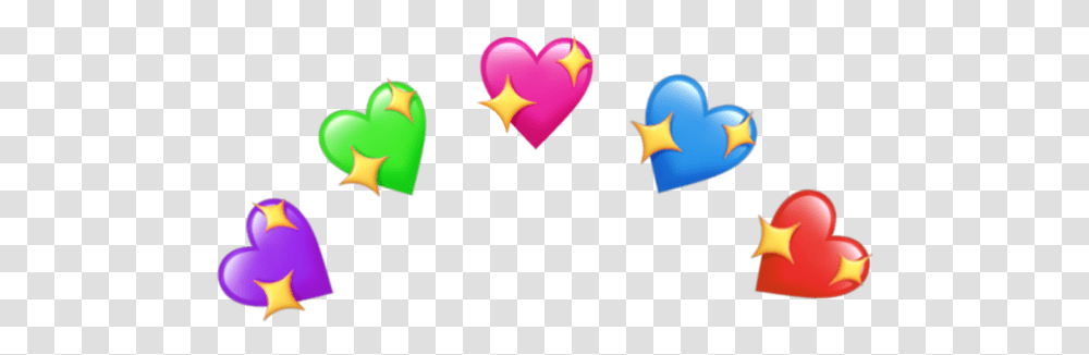 Heart Pink Purple Blue Green Red Stars Star, Pac Man, Star Symbol, Toy Transparent Png