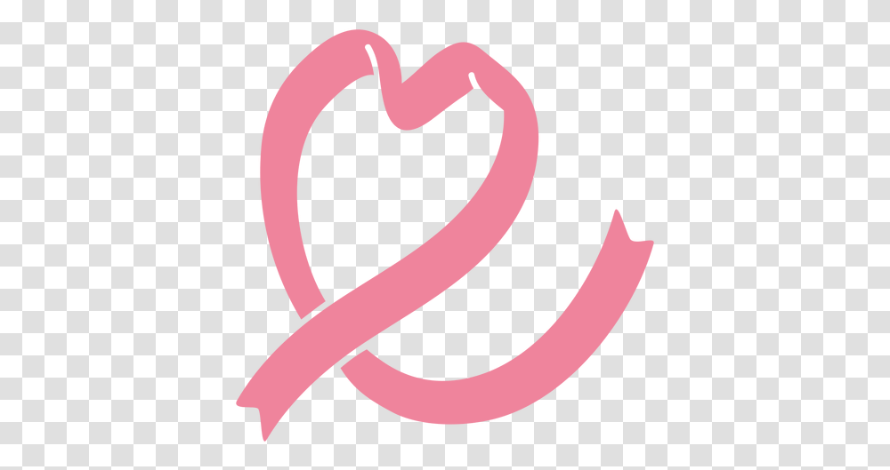 Heart Pink Ribbon Style Illustration & Svg Clip Art, Tape, Axe, Tool Transparent Png