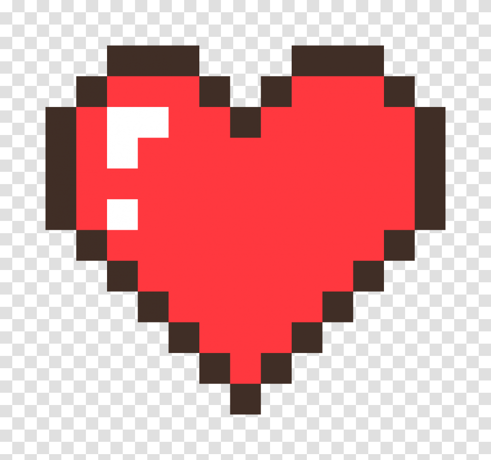 Heart Pixel Art Maker, Label, Logo Transparent Png