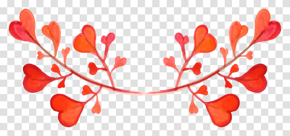 Heart, Plant, Flower, Blossom, Ketchup Transparent Png