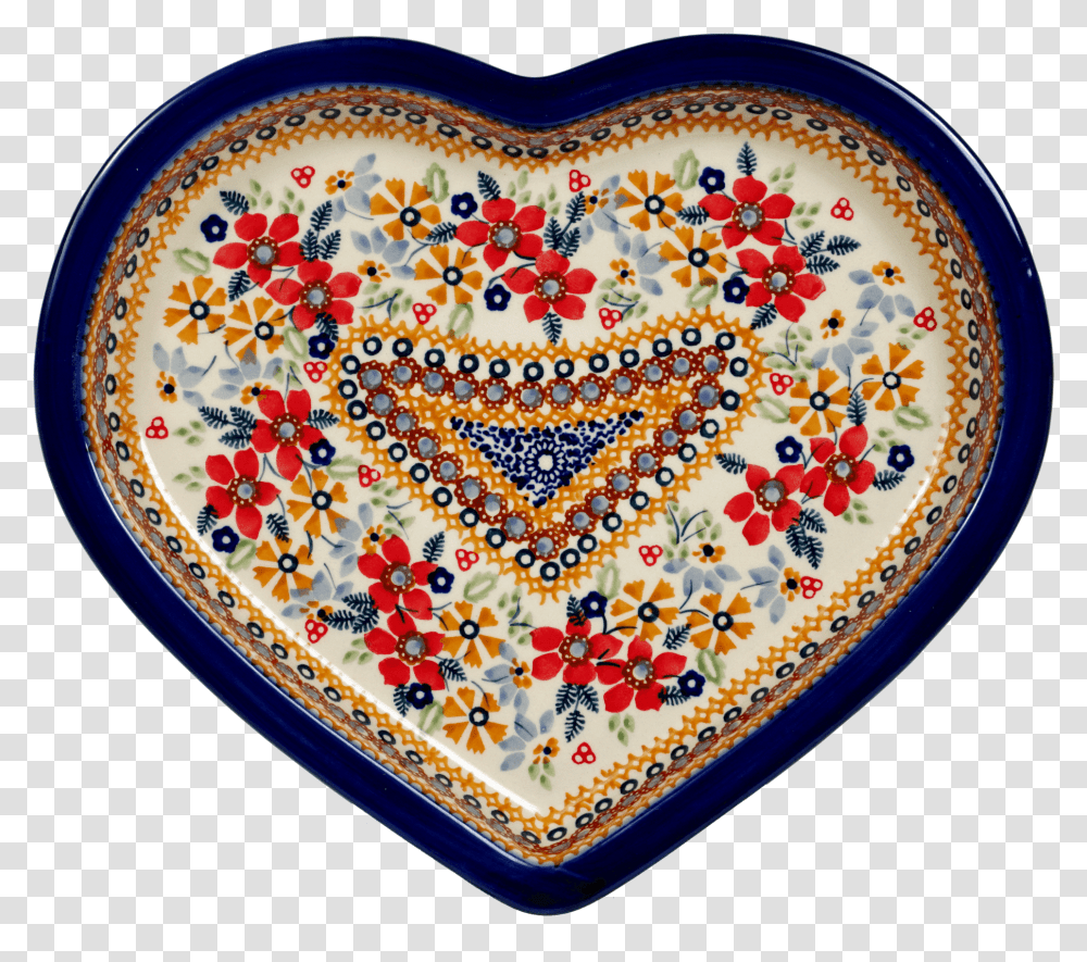 Heart PlateClass Lazyload Lazyload Mirage Primary Needlework, Rug, Pattern, Porcelain, Pottery Transparent Png