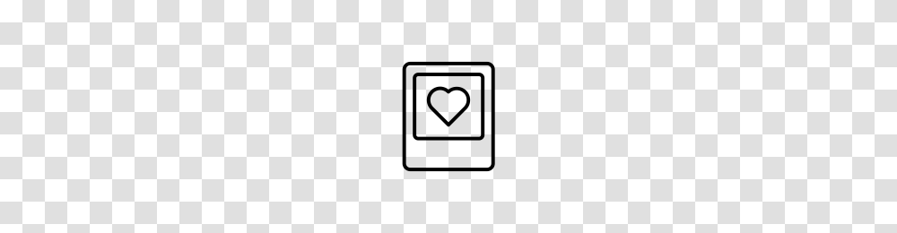 Heart Polaroid Icons Noun Project, Gray, World Of Warcraft Transparent Png