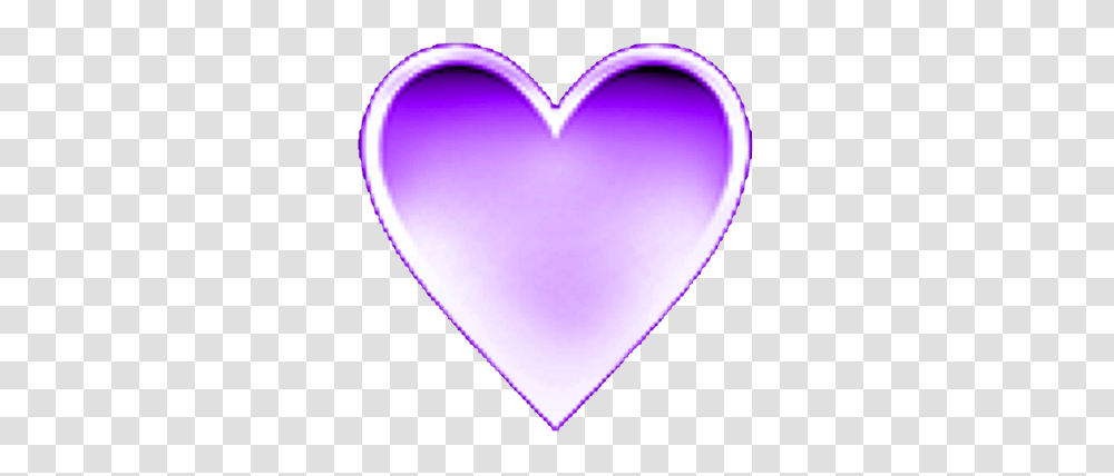 Heart Purple Emoji Japan Neon Love Lovely Heart Transparent Png