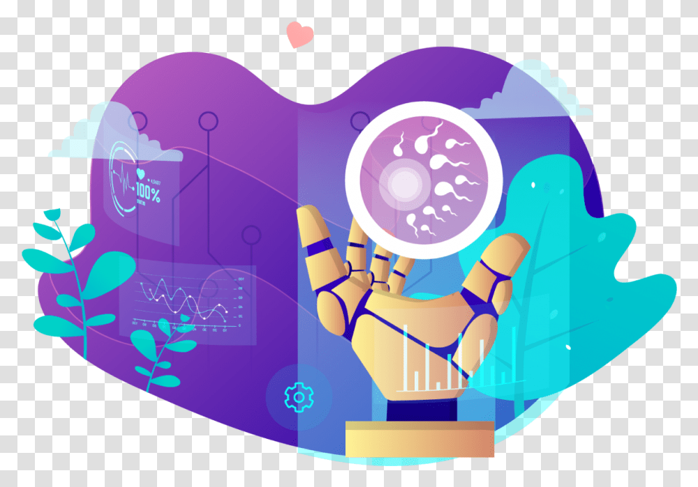 Heart, Purple, Hand, Advertisement Transparent Png