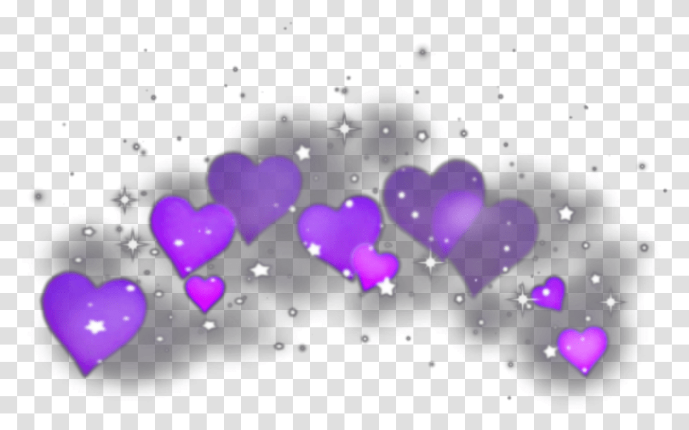 Heart, Purple, Light, Lighting, Flare Transparent Png