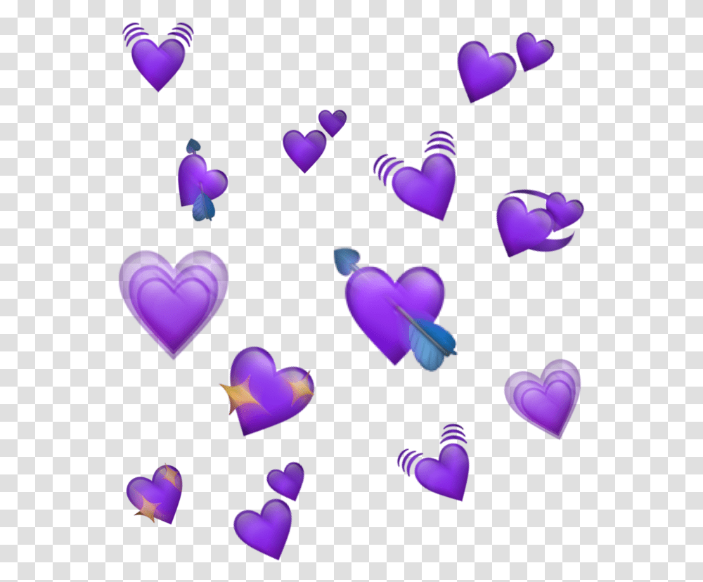 Heart, Purple, Pin, Ball, Balloon Transparent Png