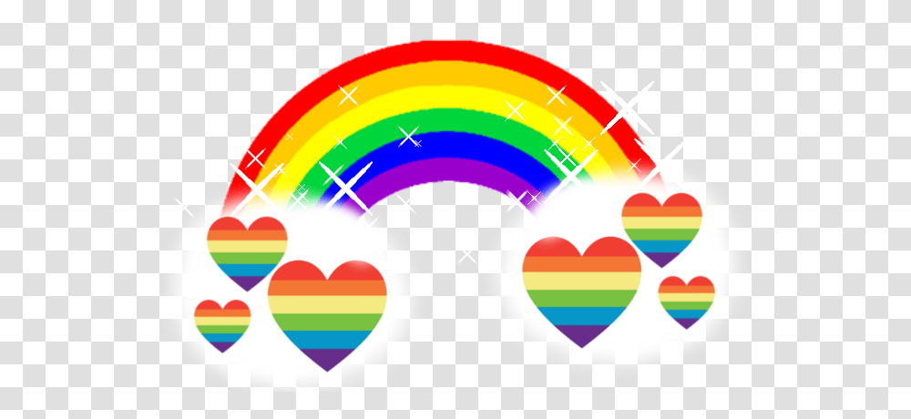 Heart Rainbow Picture Rainbow Hearts Cutie Mark, Number Transparent Png