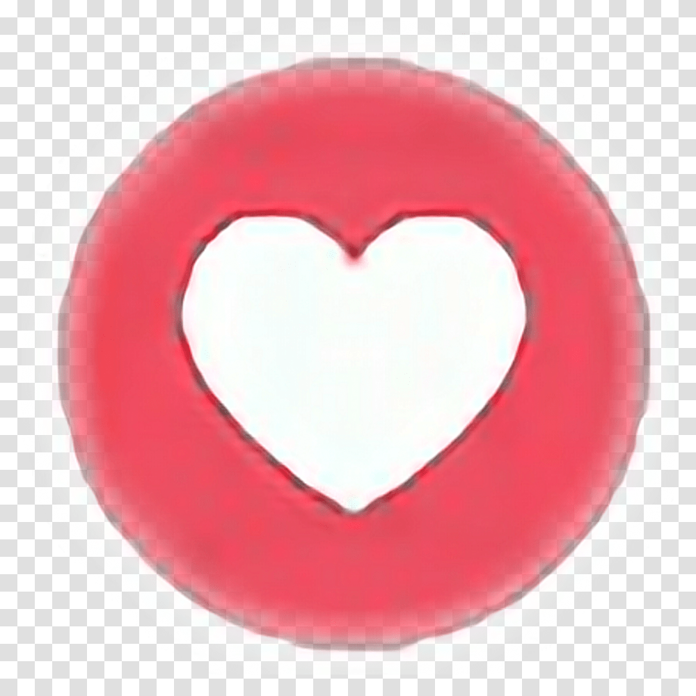 Heart Reaction Facebook Full Size Download Seekpng Logo De Me Encanta De Facebook, Helmet, Clothing, Apparel, Life Buoy Transparent Png