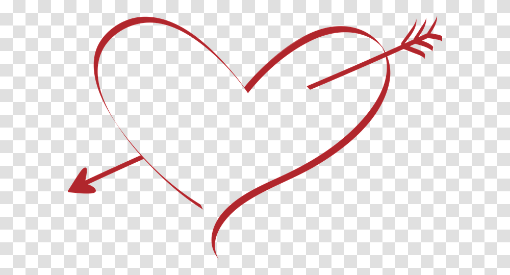 Heart Red Arrow Heart With Arrow Transparent Png