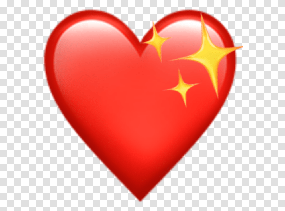 Heart Redheart Red Sparkly Love Apple Emoji Heart, Balloon Transparent Png