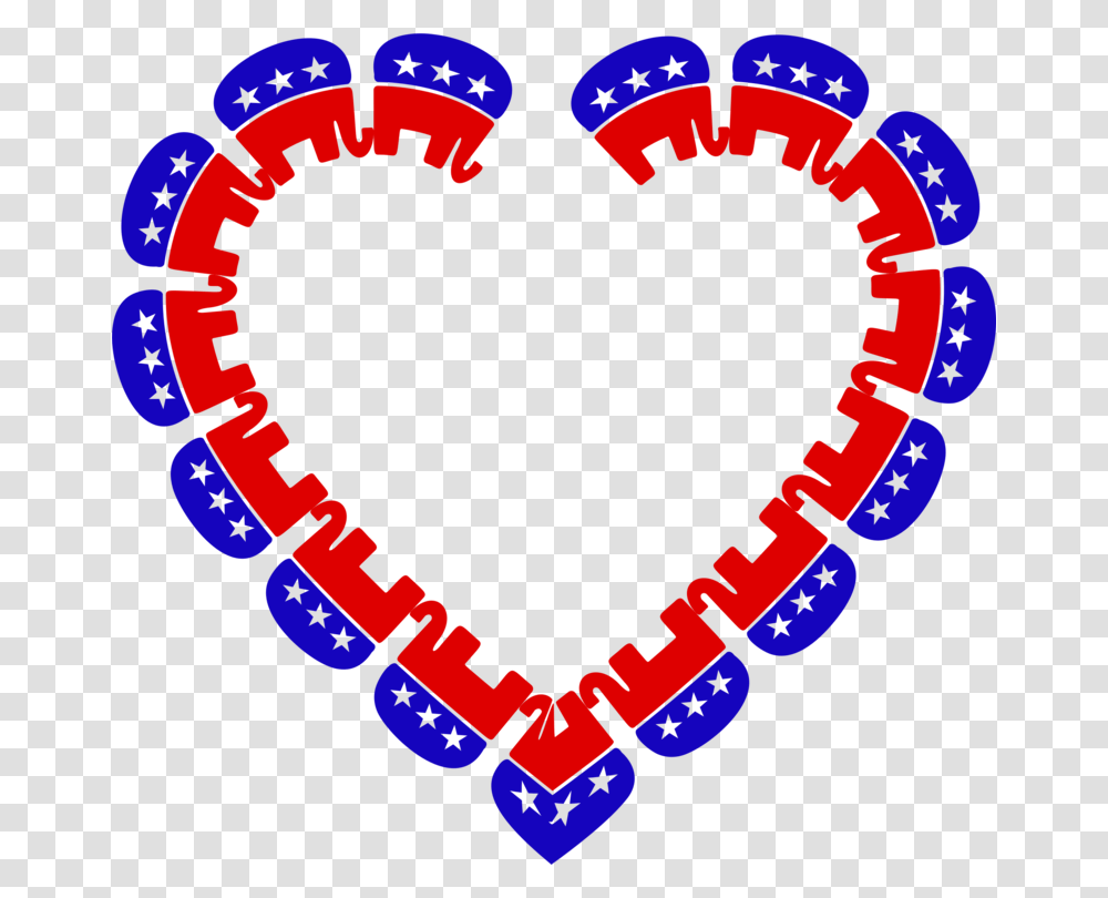 Heart Republican Party Remix Election, Label, Maroon Transparent Png