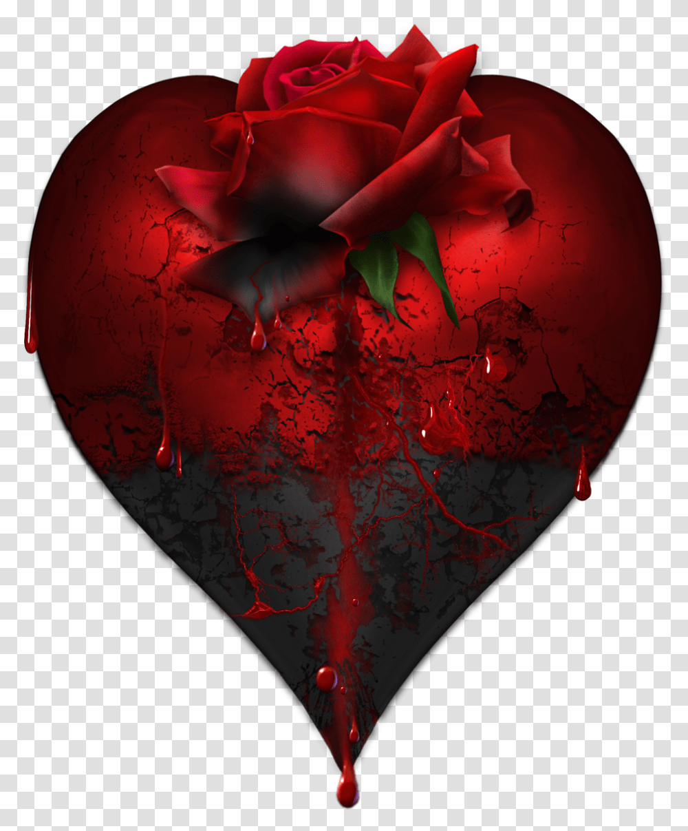 Heart Rose Picture Good Night Image Love, Glass, Graphics, Flower, Plant Transparent Png