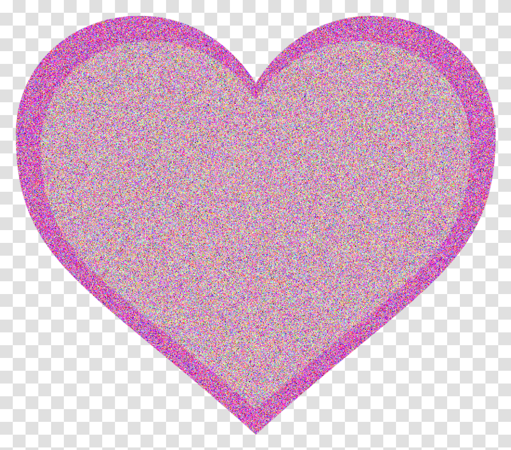 Heart, Rug, Light, Purple, Glitter Transparent Png