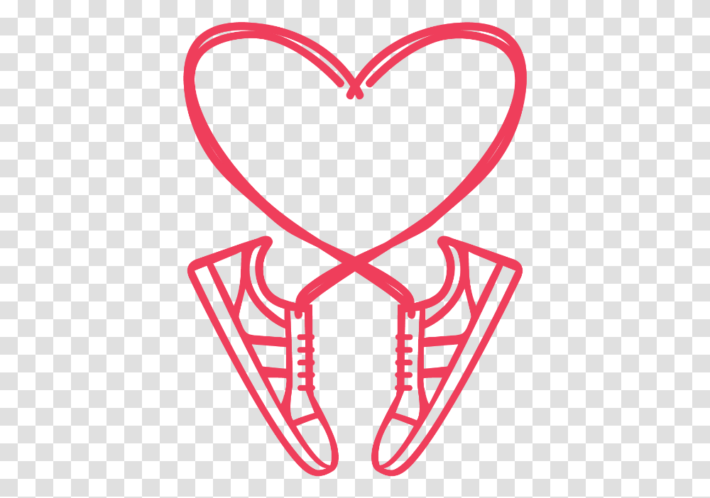 Heart Run Logo, Emblem, Trademark, Hook Transparent Png