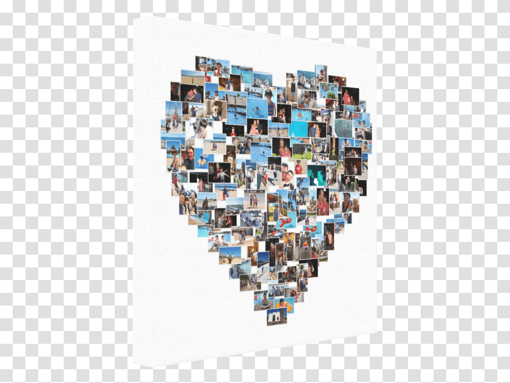 Heart Shape Collage Graphic Design, Poster, Advertisement, Person, Human Transparent Png