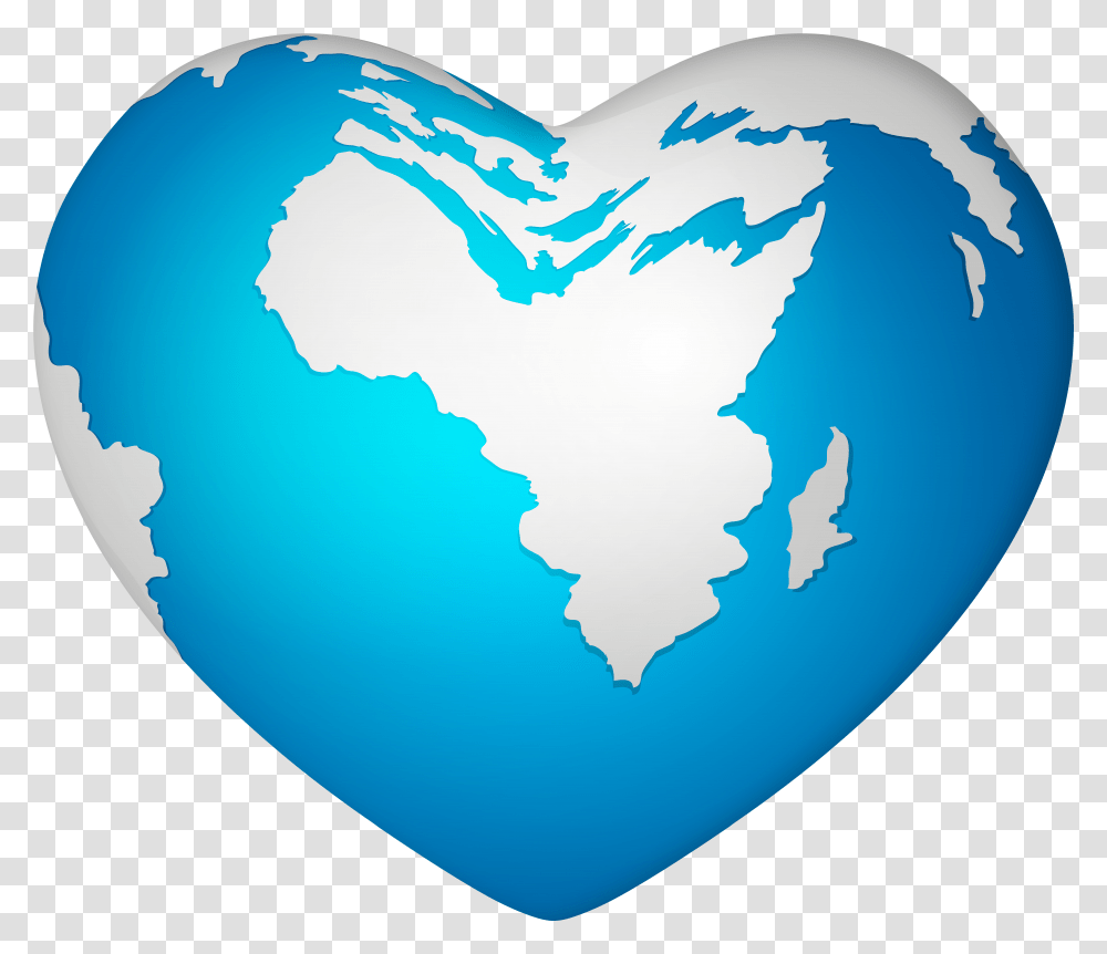Heart Shape Earth Clipart, Balloon, Outer Space, Astronomy, Universe Transparent Png