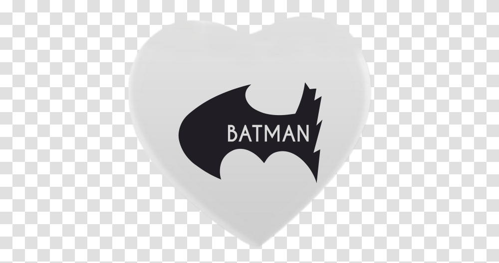 Heart Shaped Magnet With Printing Batman Vs Robin Emblem, Symbol, Pillow, Cushion, Plectrum Transparent Png