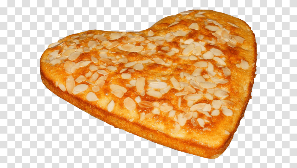 Heart Shaped Nuts Cake Image Purepng Free Heart, Bread, Food, Pizza, Pancake Transparent Png