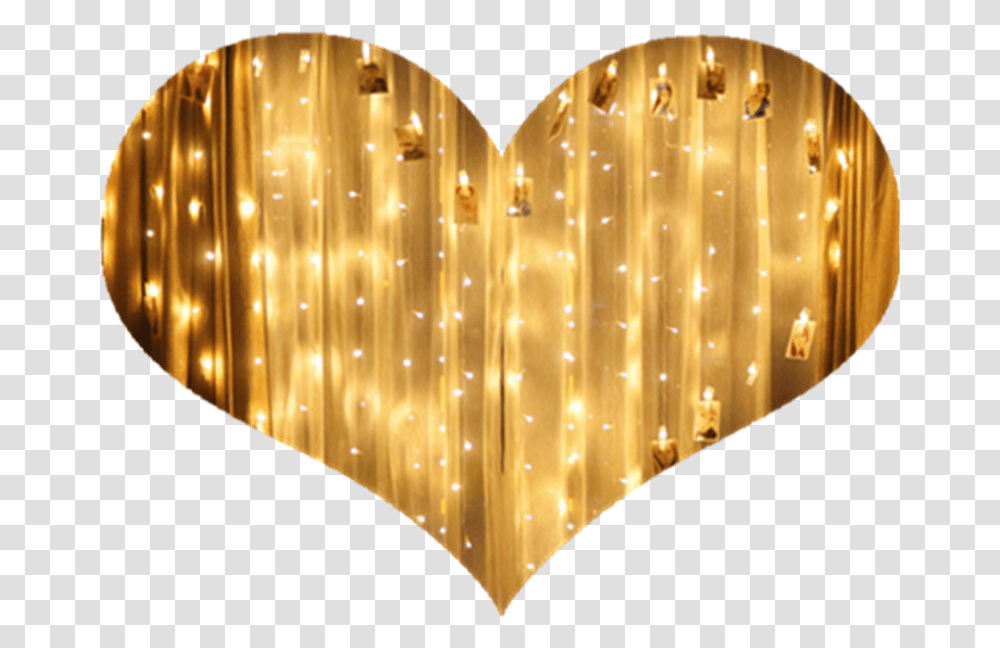 Heart Shaped Star Decoration Christmas Lights Flashing Heart, Chandelier, Lamp, Gate Transparent Png