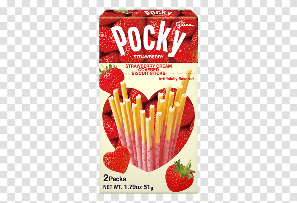 Heart Shaped Strawberry Pocky, Ice Pop, Food, Poster, Advertisement Transparent Png