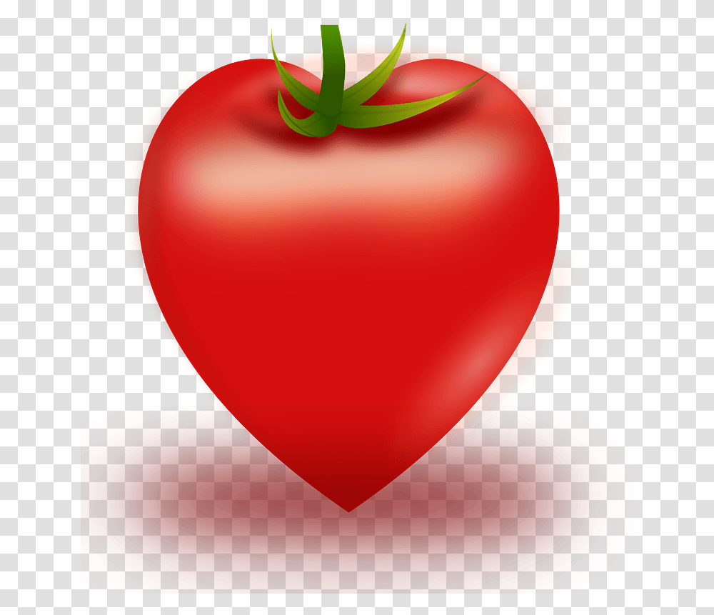 Heart Shaped Tomato Clipart Tomato Heart Clip Art, Plant, Birthday Cake, Dessert, Food Transparent Png