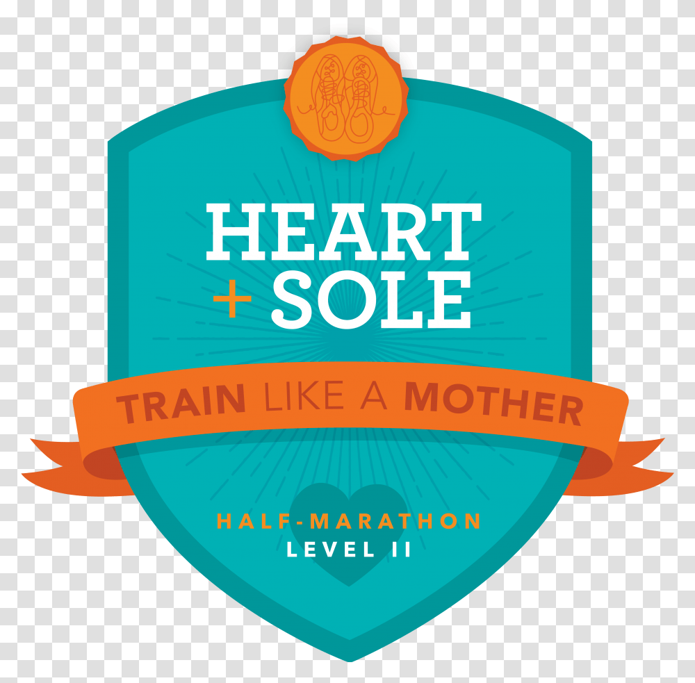 Heart Sole Half Marathon Level 2 Illustration, Poster, Advertisement, Flyer, Paper Transparent Png